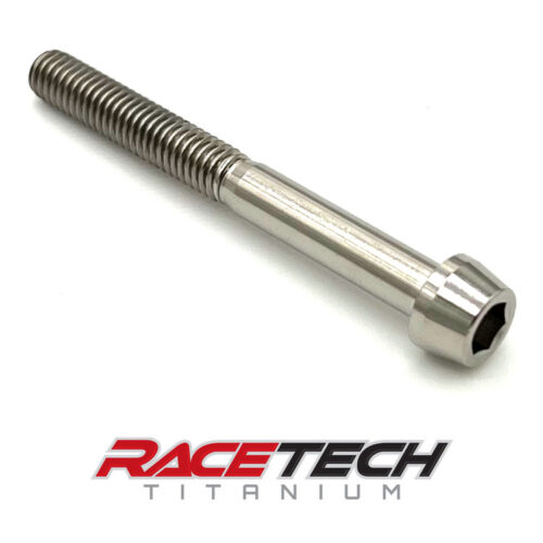 Titanium M6x1.0x55 Socket Head Cap Screw, SHCS, Tapered Socket Bolt, RT60607-0 (1)