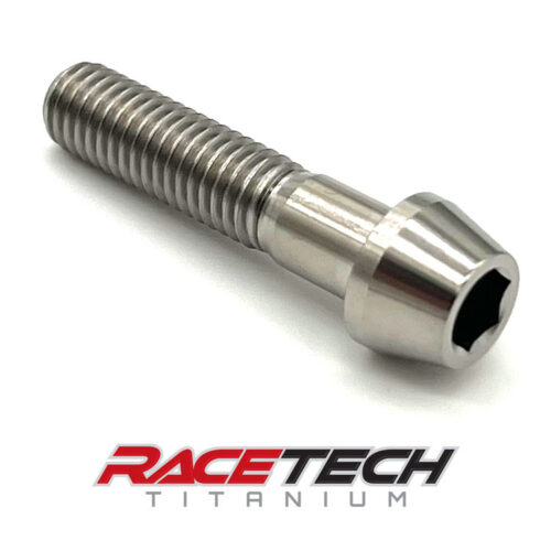 Titanium M8x1.25x35 Socket Head Cap Screw, SHCS, Tapered Socket Bolt, RT60749-0 (1)