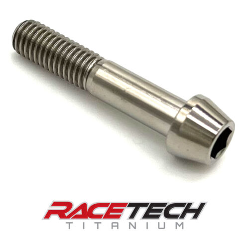 Titanium M8x1.25x40 Socket Head Cap Screw, SHCS, Tapered Socket Bolt, RT60750-0 (1)