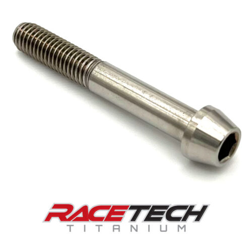 Titanium M8x1.25x55 Socket Head Cap Screw, SHCS, Tapered Socket Bolt, RT60753-0 (1)