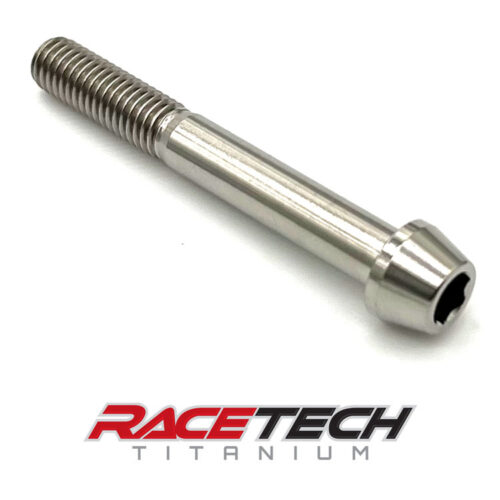 Titanium M8x1.25x60 Socket Head Cap Screw, SHCS, Tapered Socket Bolt, RT60754-0 (1)