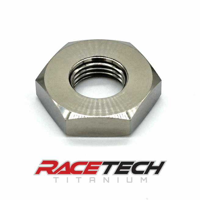 RT62047-N0, Titanium M10x1.0 Hex Jam Nut
