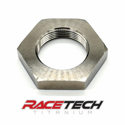 RT62107-N0, Titanium M20x1.0 Hex Jam Nut