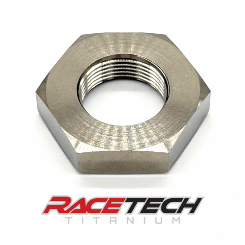 RT62108-N0, Titanium M16x1.0 Hex Jam Nut (27mm Hex)