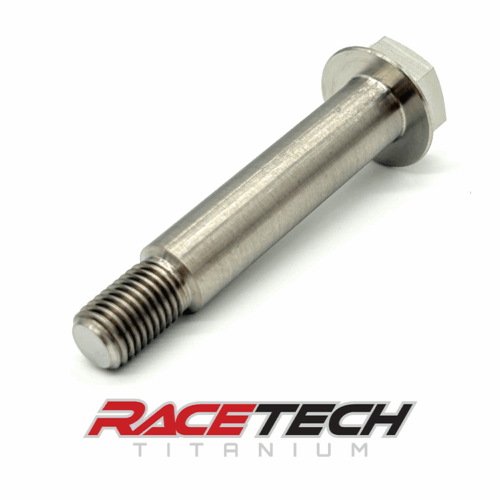 RT65026-0, Titanium M12x1.25x64.5 Hex Head Flange Bolt (11.8x49 Shoulder)