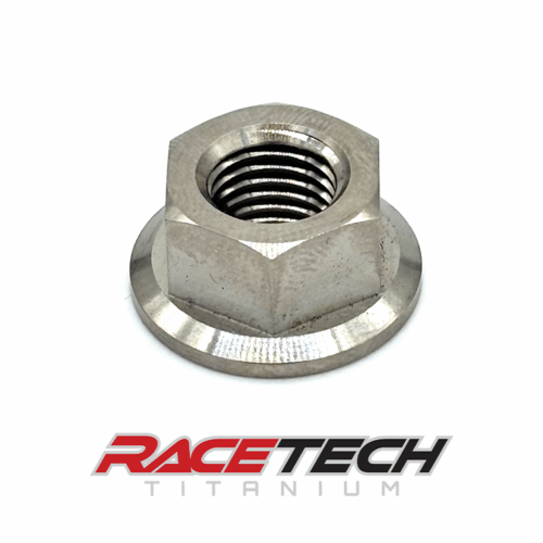 RT65003-N0, Titanium M10x1.25 Hex Flange Nut