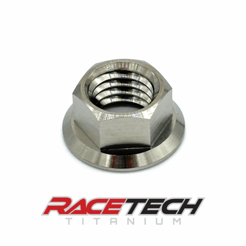 RT61073-N0, Titanium M10x1.5 Hex Flange Nut