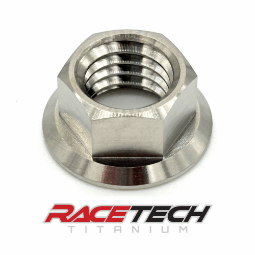 RT61073-N0, Titanium M10x1.5 Hex Flange Nut