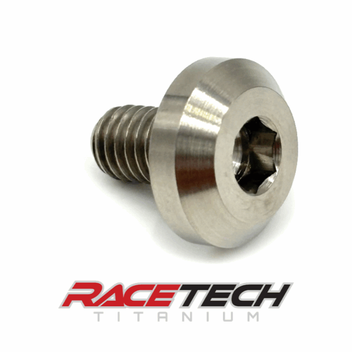 RT10790-0, Titanium M6x10 Button Head Bolt (Large Head)