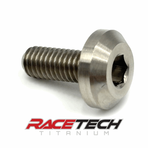 RT10792-0, Titanium M6x15 Button Head Bolt (Medium Head)