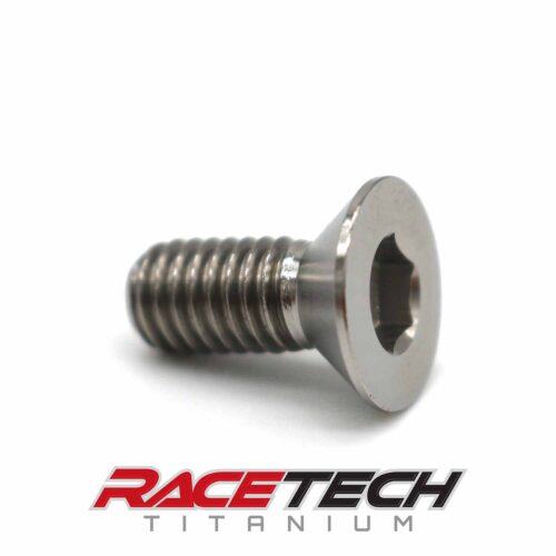 Titanium M6x14 Flat Head Cap Screw