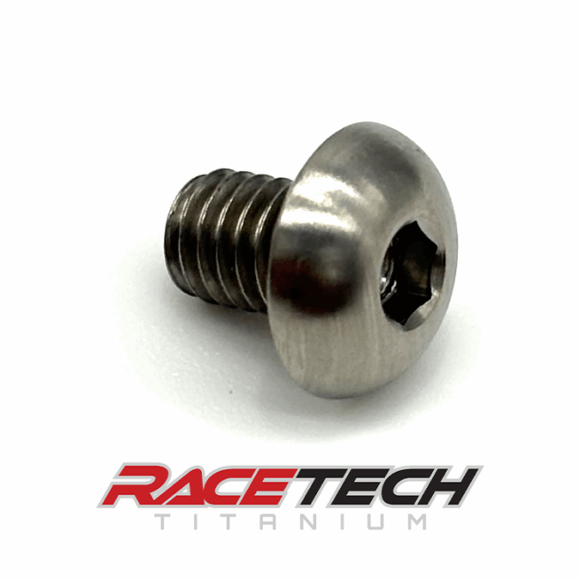RT10302-0, Titanium 10-32 x 1/4" Button Head Cap Screw (BHCS)