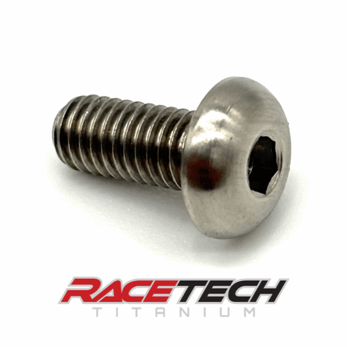 RT10304-0, Titanium 10-32 x .450" Button Head Cap Screw (BHCS)