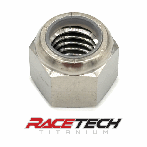 RT24314-N0, Titanium 3/8-16 Hex Nylock Locking Nut (Tall)