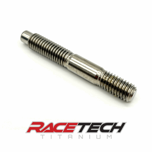 RT10746-1, Titanium M8x58.25mm Stud (M8x1.25x14.5 - M8x1.25x20.5 - 3mm Drive)