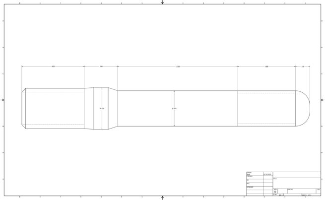 Titanium 3/8-24 & 7/16-14 Stud, RT10272-0 (1)