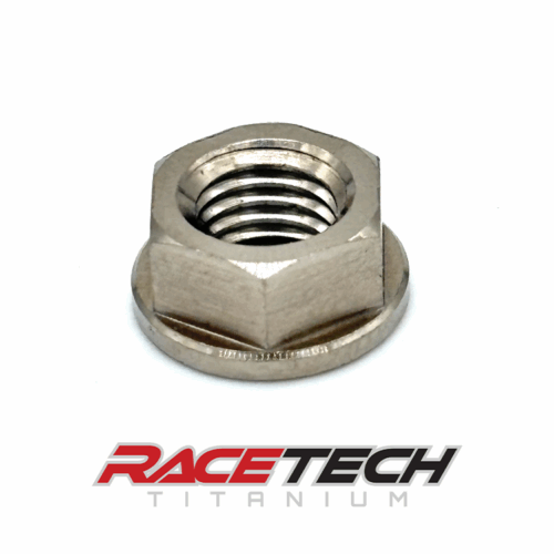 RT61113-N0, Titanium M7x1.0 Hex Flange Nut