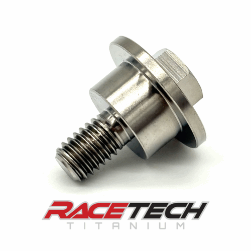 RT61508-0, Titanium M6x1.0x15 Hex Head Flange Bolt (11.9x6 Shoulder) Dimpled