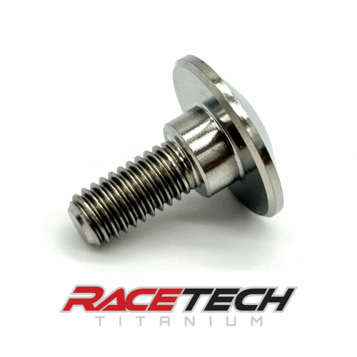 RT60590-0, Titanium M6x1.0x16 Dome Head Bolt (8.3x4 Shoulder)