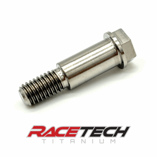 RT60692-0, Titanium M6x1.0x25 Hex Head Flange Bolt (7.25x14 Shoulder)