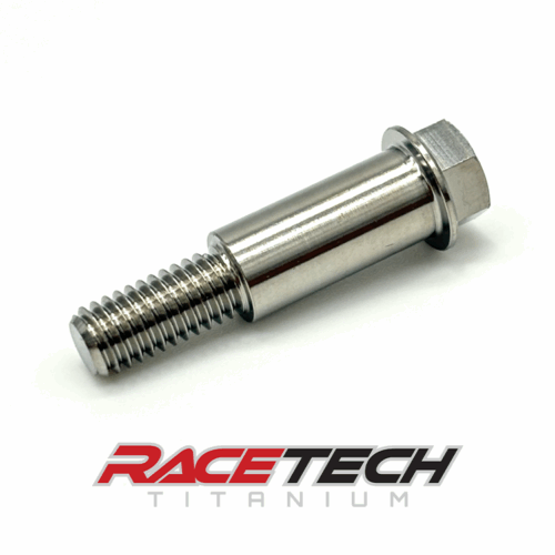 RT60693-1, Titanium M6x1.0x30 Hex Head Flange Bolt (7.9x17 Shoulder)