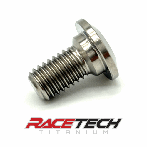 RT60696-1, Titanium M8x1.25x15.25 Dome Head Bolt (9.8x2.25 Shoulder)