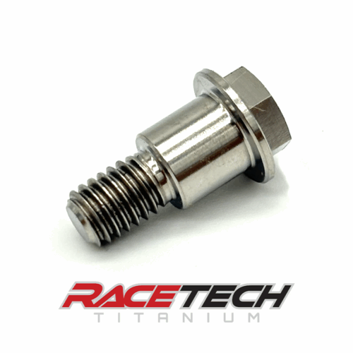 RT60697-0, Titanium M6x1.0x16.5 Hex Head Flange Bolt (8x7.5 Shoulder)