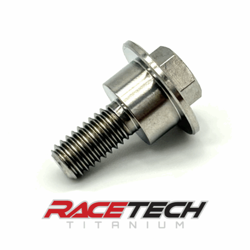 RT61148-5, Titanium M6x1.0x15 Hex Head Flange Bolt (10.8x5.5 Shoulder) Dimpled