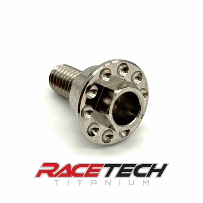 RT61148-5, Titanium M6x1.0x15 Hex Head Flange Bolt (10.8x5.5 Shoulder) Dimpled