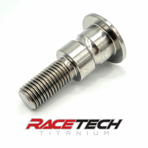 RT61572-1, Titanium M10x1.25x39 Flat Head Bolt (15x18.3 Shoulder) Dimpled