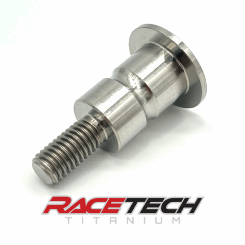 RT61572-3, Titanium M8x1.25x16.25 Flat Head Bolt (15x23 Shoulder) Dimpled