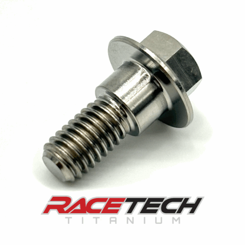 RT62006-0, Titanium M6x1.0x15 Hex Head Flange Bolt (7.5x4.75 Shoulder)
