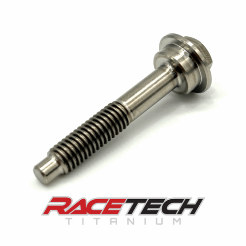 RT62032-1, Titanium M6x1.0x38 Hex Head Flange Bolt (10.4x3.5 Shoulder)