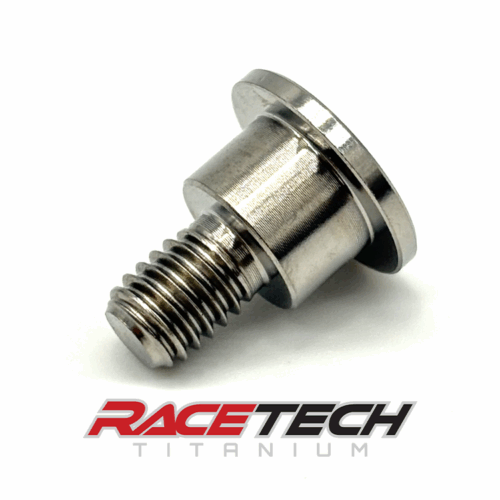 RT62040-155, Titanium M6x1.0x14 Flat Head Bolt (9.45x5.95 Shoulder) Dimpled