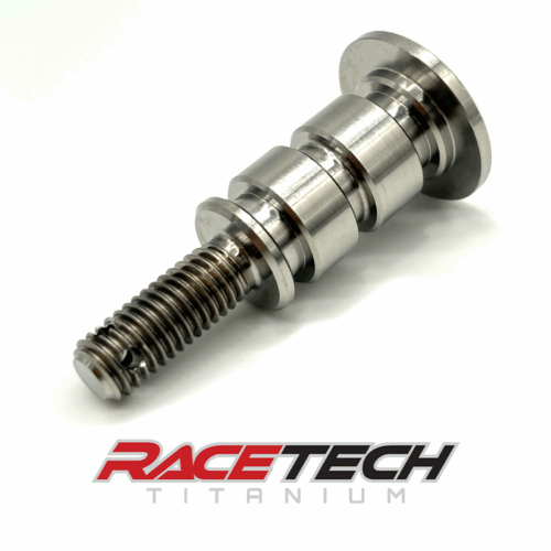 RT62072-2, Titanium M8x1.25x49.15 Flat Head Bolt (14.9x28.2 Shoulder) Dimpled