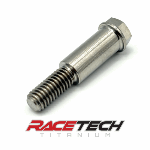 RT62592-0, Titanium M6x1.0x31 Hex Head Flange Bolt (7.9x17 Shoulder)