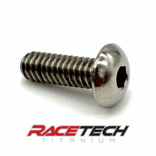 RT10332-1, Titanium 1/4-20 x 3/4" Button Head Cap Screw (BHCS)