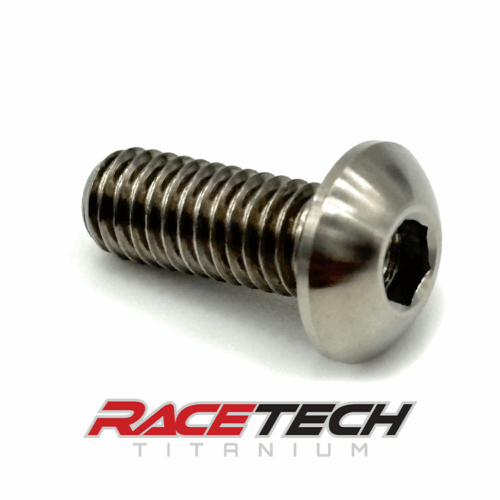 RT10400-1, Titanium 10-32 x 1/2" Button Head Cap Screw (BHCS)