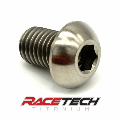 RT17998-1, Titanium 1/4-28 x 3/8" Button Head Cap Screw (BHCS)