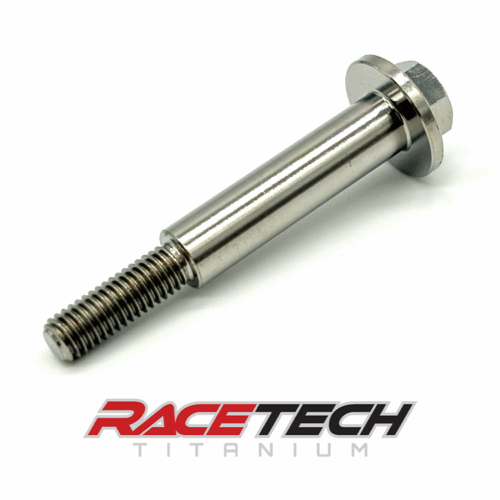 RT61194-0, Titanium M5x0.8x42.5 Hex Head Flange Bolt (6.6x3.5 Shoulder)
