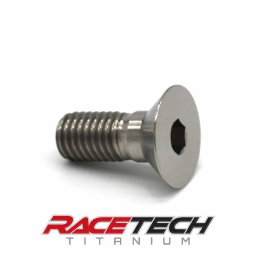 Titanium M10x25 Flat Head Socket Cap Screw