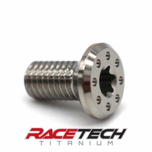 Titanium M6x13 Flat Head Cap Screw (T25 Torx)