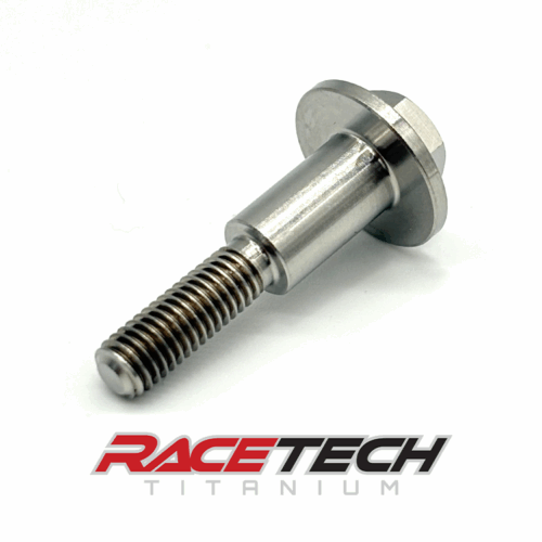 RT62591-0, Titanium M5x0.8x27 Hex Head Flange Bolt (7x12 Shoulder)