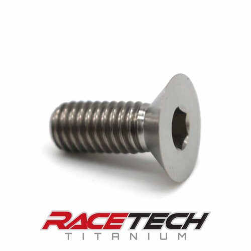 Titanium M6x15 Flat Head Cap Screw