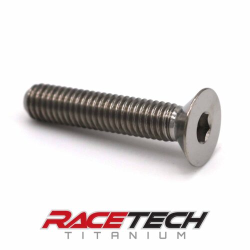 Titanium M6x30 Flat Head Cap Screw
