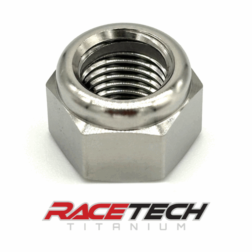 RT24384-N0, Titanium 7/16-20 Hex Nylock Locking Nut (Tall)