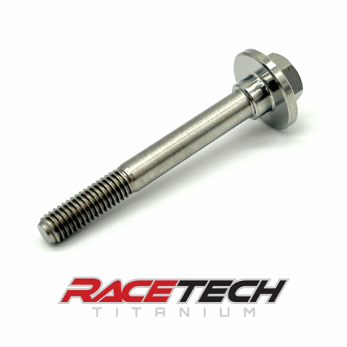 RT61194-22, Titanium M5x0.8x42 Hex Head Flange Bolt (6.8x26.75 Shoulder)