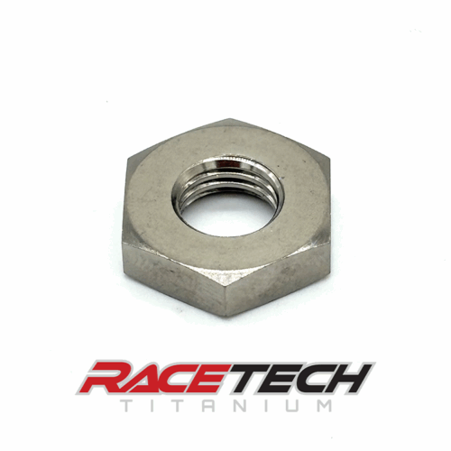 RT62047-N1, Titanium M10x1.0 Hex Jam Nut (LH)