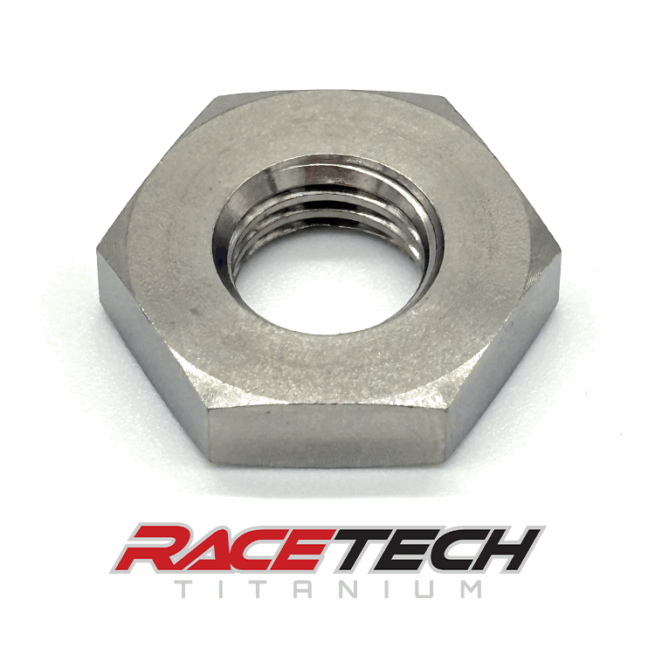 RT62047-N1, Titanium M10x1.0 Hex Jam Nut (LH)