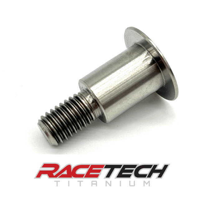 RT60533-1, Titanium M8x1.25x29 Flat Head Bolt (12x16 Shoulder)